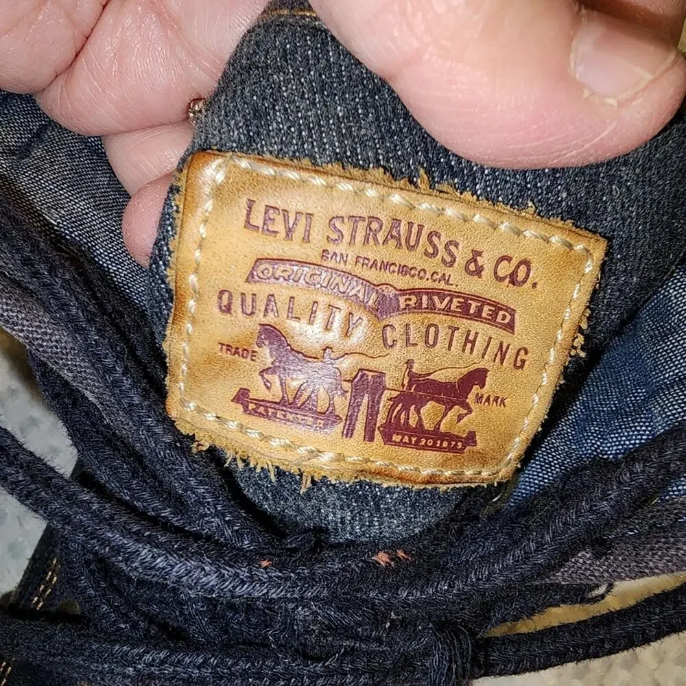 LEVIS EUC MENS SZ 9.5 JEAN LUG BOOTS